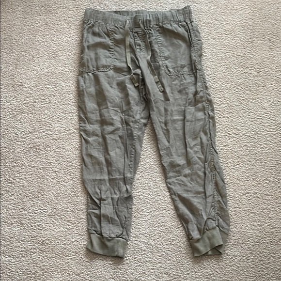 Caslon Women’s linen/cotton blend Joggers size medium - Picture 1 of 7